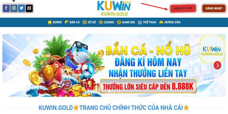 3 bước đăng ký vào KUwin đơn giản