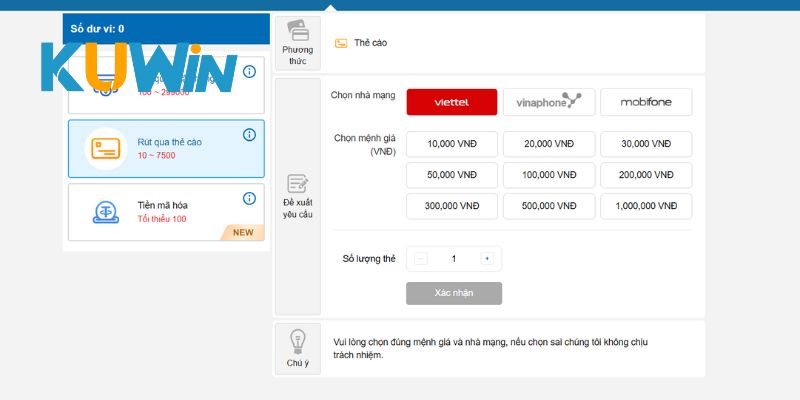 Hướng dẫn nhanh 3 bước rút tiền đơn giản